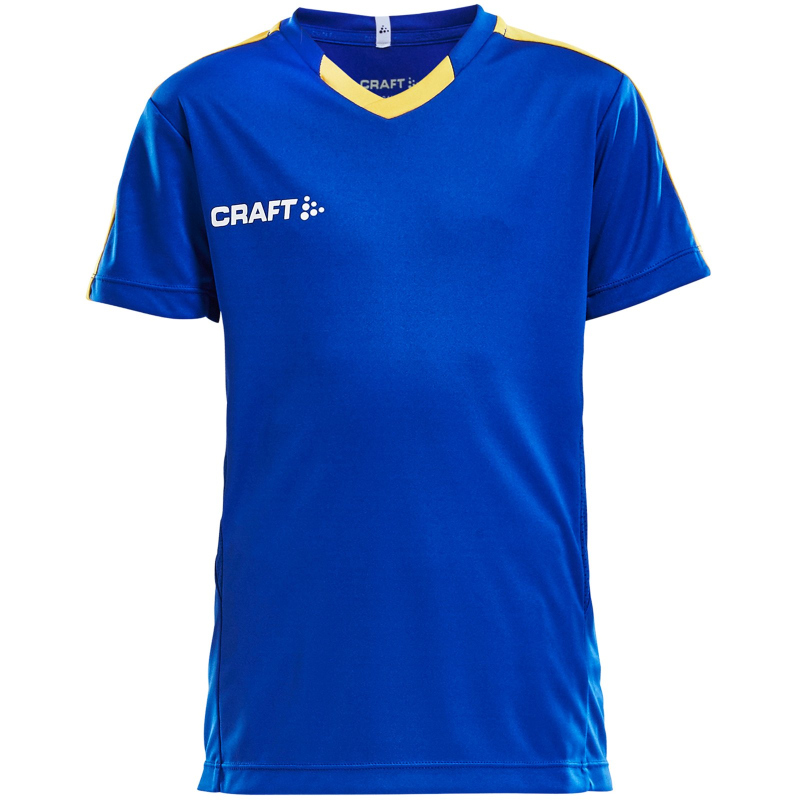 Bild von CRAFT Progress Contrast Trikot Kinder 2345 - royal blue/sweden yellow 146/152