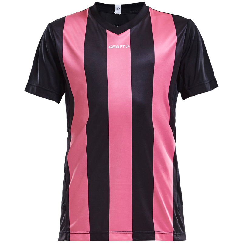 Bild von CRAFT Progress Stripe Trikot Kinder 9471 - black/pop 146/152