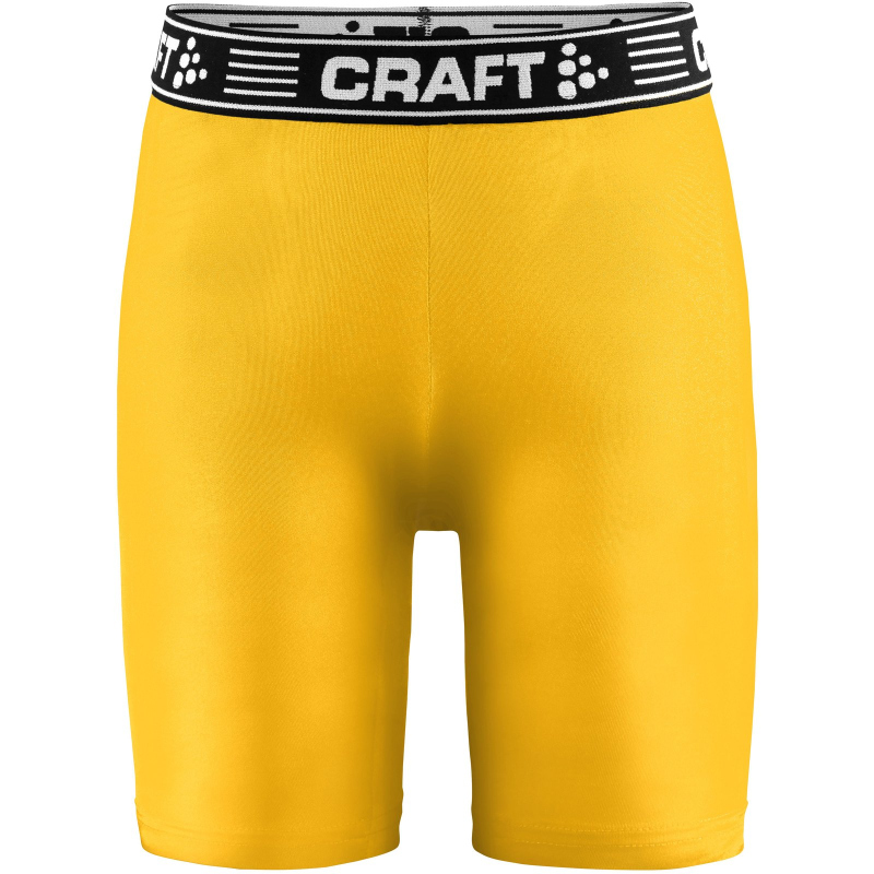 Bild von CRAFT Pro Control 9" Boxershorts Kinder 552000 - sweden yellow 134/140