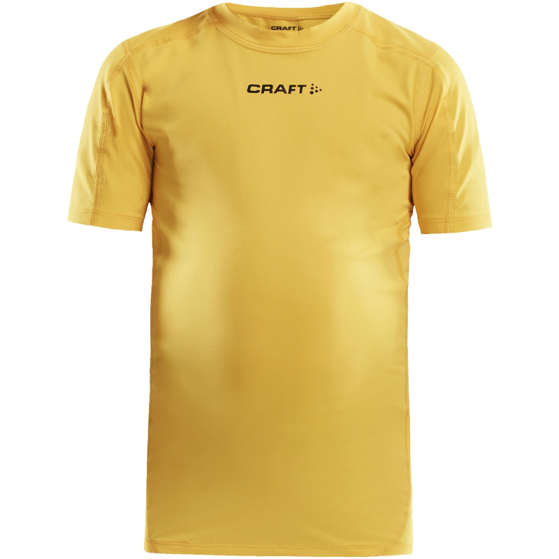 Bild von CRAFT Pro Control Kompressionsshirt Kinder 552000 - sweden yellow 134/140