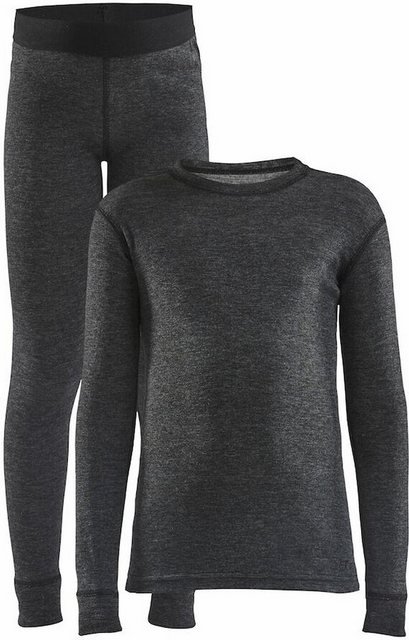 Bild von Craft, Unisex, Funktionsshirt, Core Wool Merino Set Kinder (158, 164), Schwarz, 158, 164