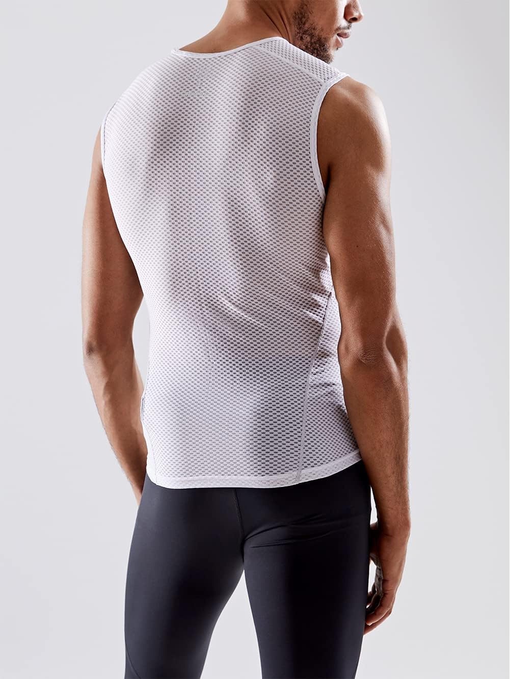 Bild von Craft Cool Mesh Superlight SL M | Funktionsshirt Herren ärmellos | Gr. XL, Schwarz | Mesh Top | perfekte Belüftung & Kühlung | superleichte Activewear für Herren | Baselayer Herren