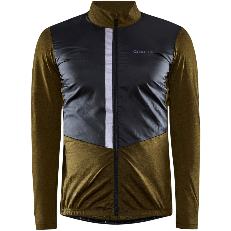 Bild von CRAFT ADV Bike SubZ Wool langarm Fahrradtrikot Herren 671999 - botanic/black S