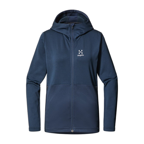 Bild von Haglöfs Women's Lark Mid Hood Fleecejacke - Stilvoll und funktional für Outdoor-Aktivitäten