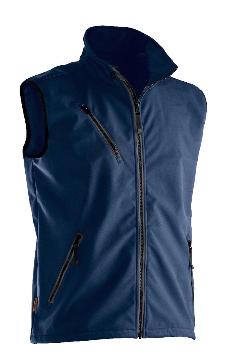 Bild von Jobman J7502-dunkelblau-XXXL Softshell Weste Softshell Jacket Light Kleider-Größe: XXXL Dunkelblau