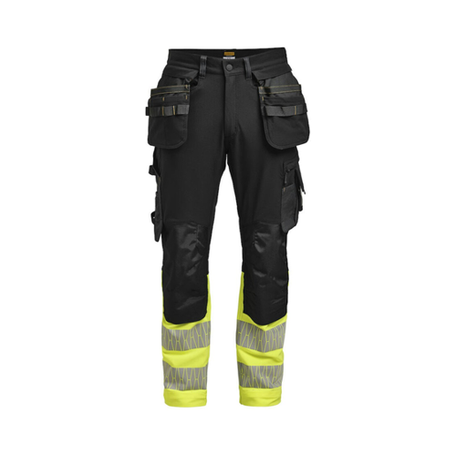 Bild von Jobman 2372 Handwerker Stretch Sichtbarkeit Frau D50 Schwarz / Gelb