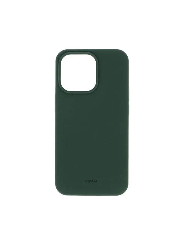 Bild von ONSALA Phone Case Silicone Olive Green - iPhone 13 Pro