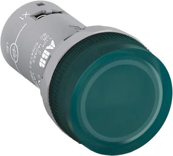 Bild von ABB Meldeleuchte grün 24VACDC CL2-502G m.fest integrierter LED 1SFA619403R5022, Elektronikzubehör + Gehäuse, Grün