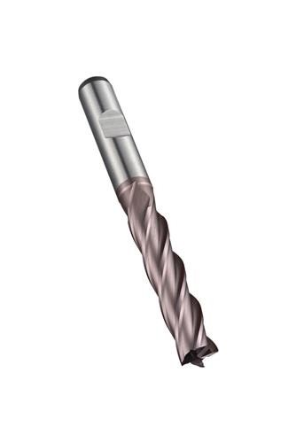 Bild von Dormer, Fräser, Schaftfräser C295 DIN 844 L Nenn-Ø 4 mm Schneidenlänge 19 mm HSS-E-PM TiCN 30 ° Schneidenanzahl 4
