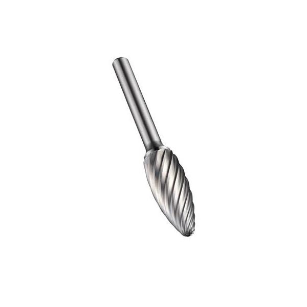 Bild von Dormer Fräser-Set Frässtift H Ø 12.7 Kopflänge 32 mm Schaft-Ø 6 HM Verzahnung für INOX