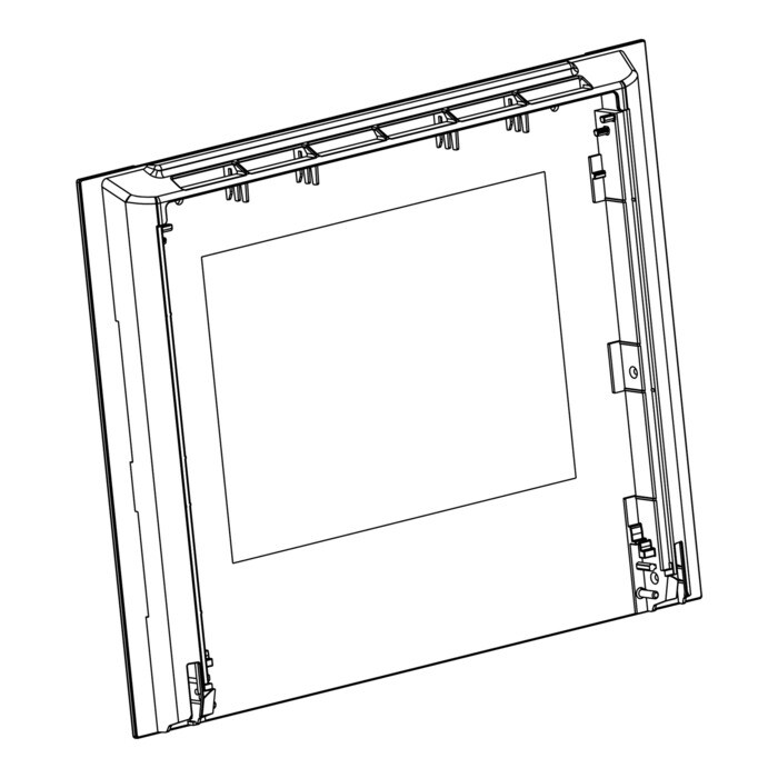 Bild von AEG Frontscheibe, braun, 594x465mm 3578708178