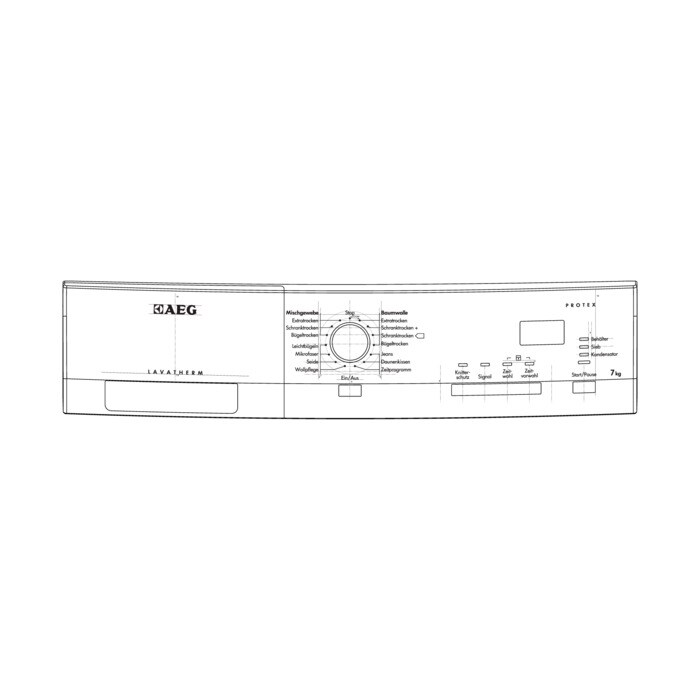 Bild von AEG Bedienblende,Handgriff,AEG,T65370AH3,DE 140015280013