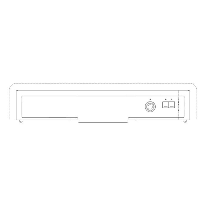 Bild von AEG Bedienblende, weiss, Electrolux, EDW500, 594mm 8086387258