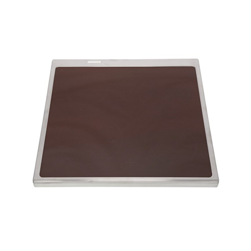 Bild von AEG Glasplatte mit Rahmen, Inox - 596x600mm