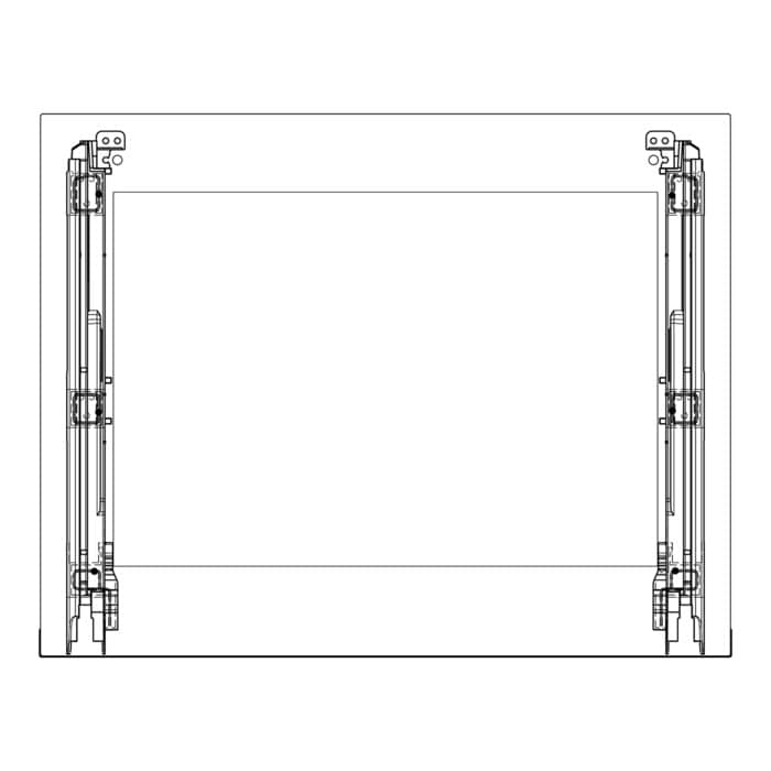 Bild von AEG Frontscheibe, schwarz, Electrolux, 594x466mm 140225485188
