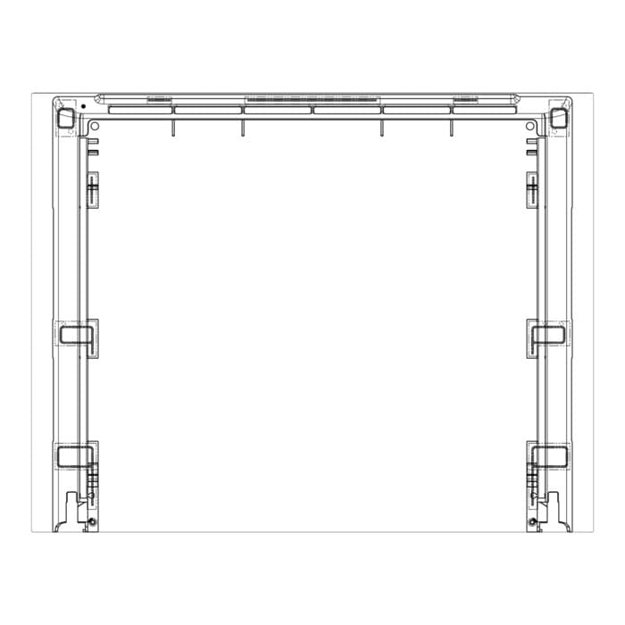 Bild von AEG Frontscheibe, schwarz, Zanussi, 594x465mm 140242367450