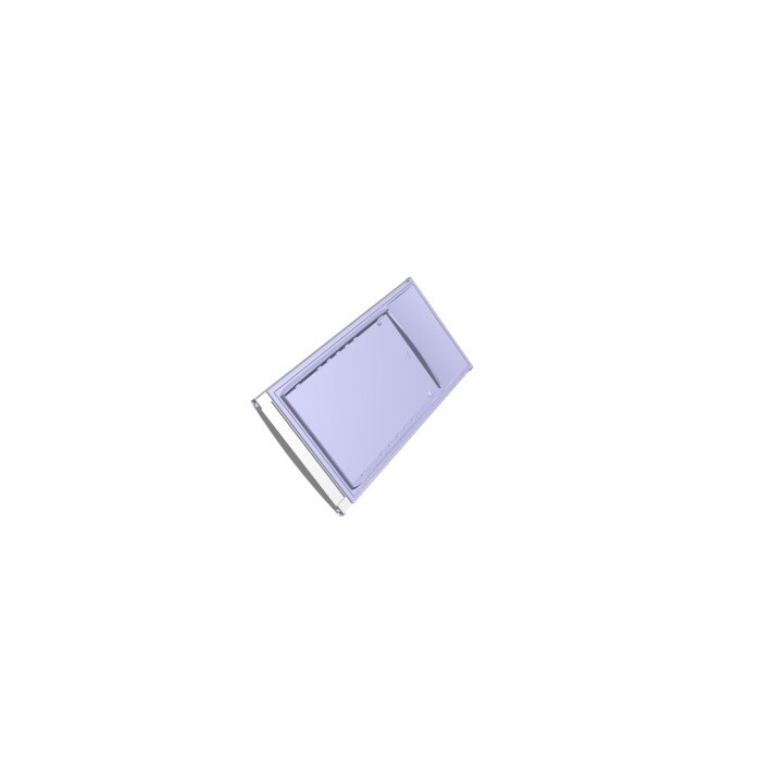 Bild von AEG Kühlschranktür, Inox, LCD,590.5x1176mm 140263687794