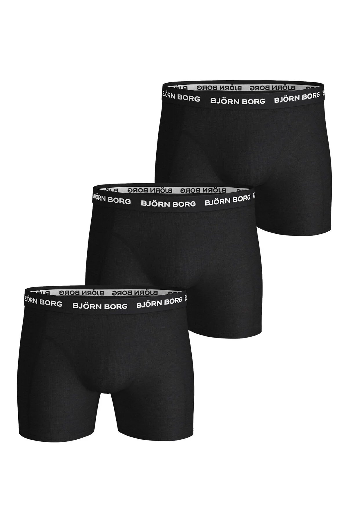 Bild von Björn Borg Björn Borg Boxershorts 3er Pack Hose, Baumwollstretch, Logobund für Herren - M