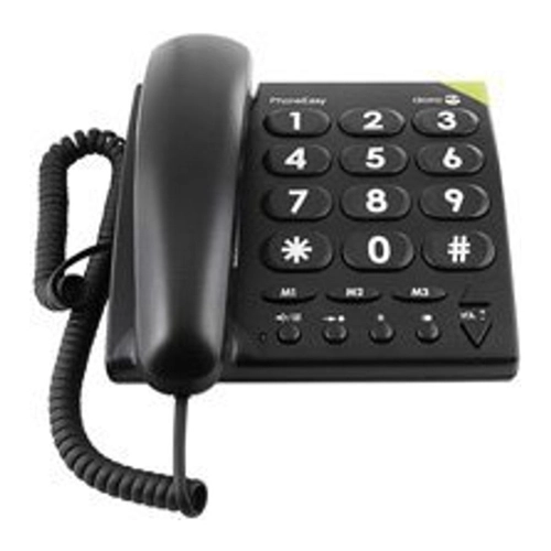 Bild von PhoneEasy 311 c Schnurgebundenes Telefon schwarz