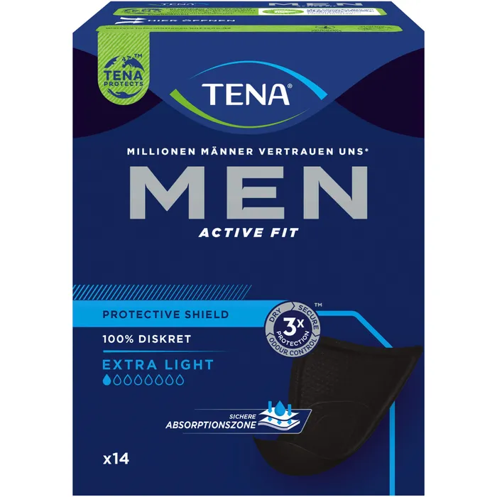 Bild von Tena Men Active Fit Level 0 Inkontinenz Einlagen 14 Stück - Bei Inkontinenz