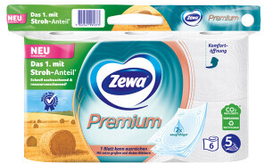 Bild von ZEWA Toilettenpapier Zewa Premium 5-lagig Toilettenpapier, 6 Rollen (1-St)