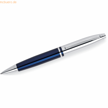 Bild von CROSS-USA Kugelschreiber CROSS Kugelschreiber Calais Blau-Lack/ Chrom