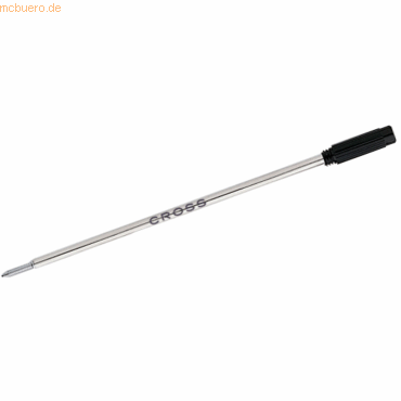 Bild von 6 x Cross Kugelschreibermine schwarz F Blisterkarte