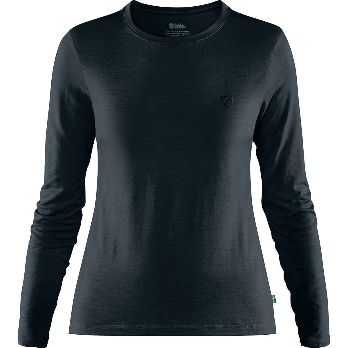 Bild von Fjällräven - Women's Abisko Wool L/S - Merinolongsleeve Gr L blau/schwarz