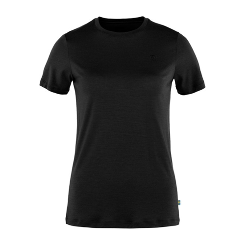 Bild von Fjällräven Women's Abisko Wool S/S T-Shirt - Gr XXS schwarz