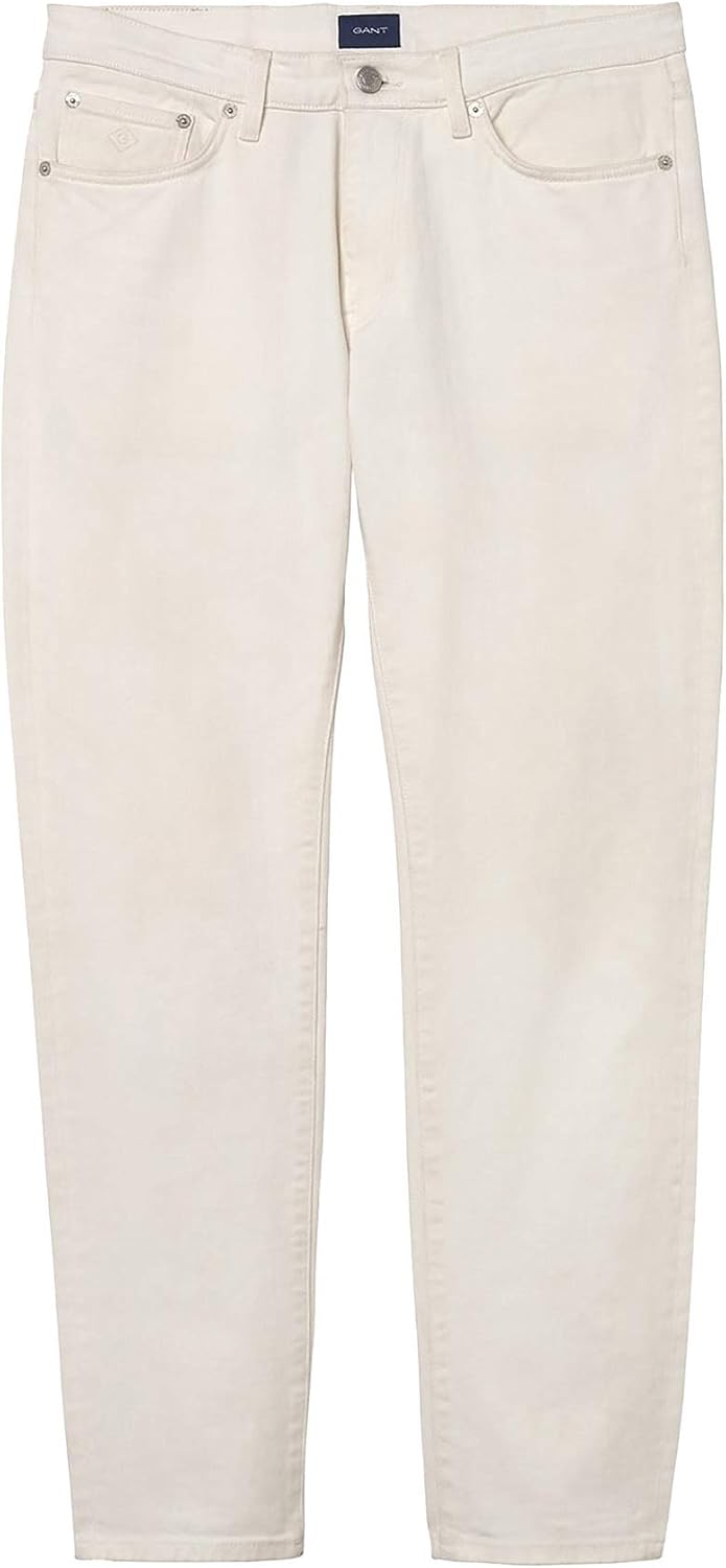 Bild von Gant Herren Hose Weiß weiß one size Gr. 31W x 34L, 130 Cream