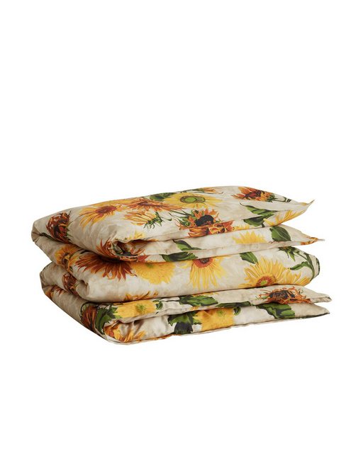Bild von GANT Mako-Satin Bettwäsche Sunflower Print warm yellow Bettbezug einzeln 135x200 cm