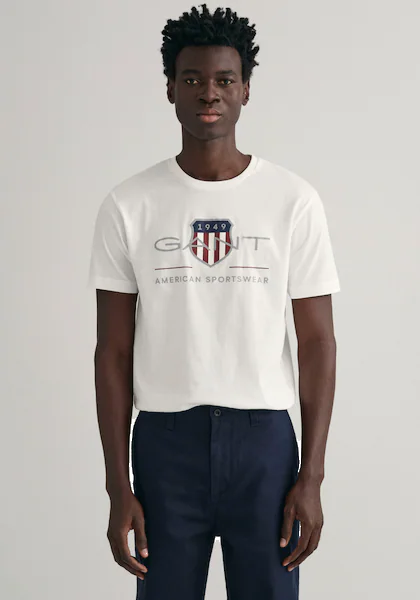 Bild von Gant T-Shirt »REG ARCHIVE SHIELD SS T-SHIRT«, mit Logodruck auf der Brust
