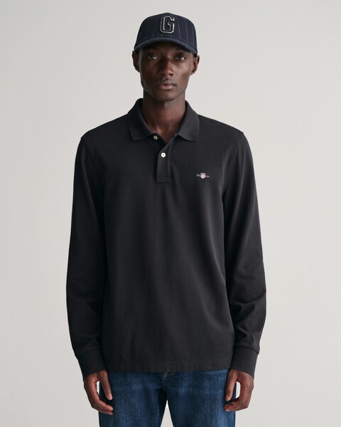 Bild von Gant Poloshirt »REG SHIELD LS PIQUE RUGGER«, mit Logotickerei auf der Brust