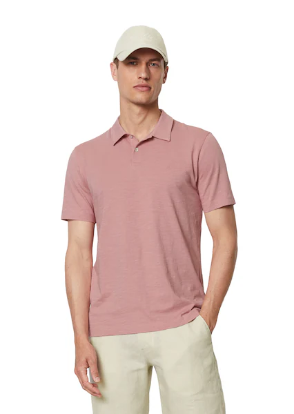 Bild von Marc O'Polo DENIM Kurzarmshirt Poloshirt Meliert - Regular Fit