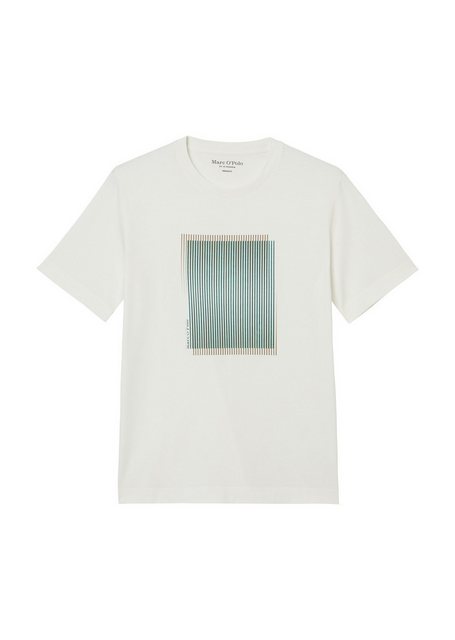 Bild von Marc O'Polo T-Shirt, geometrischer Print mit Streifenmuster