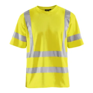 Bild von BLAKLÄDER® unisex Warnschutz Shirt 3380 gelb Größe M