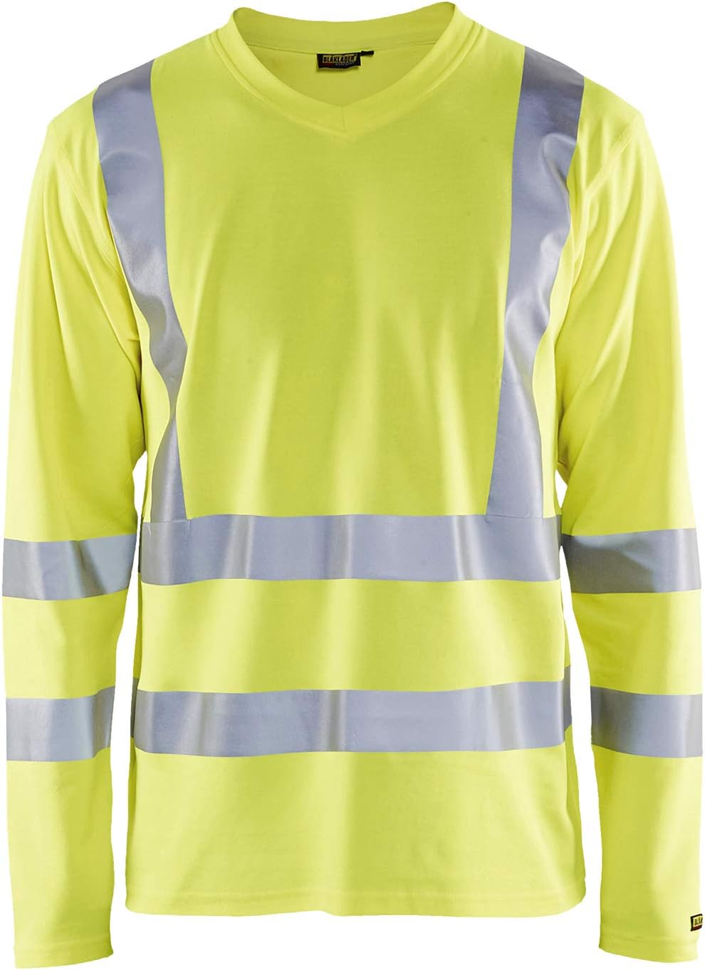 Bild von BLAKLÄDER® Herren Warnschutz-Langarmshirt 3381 gelb Größe 4XL