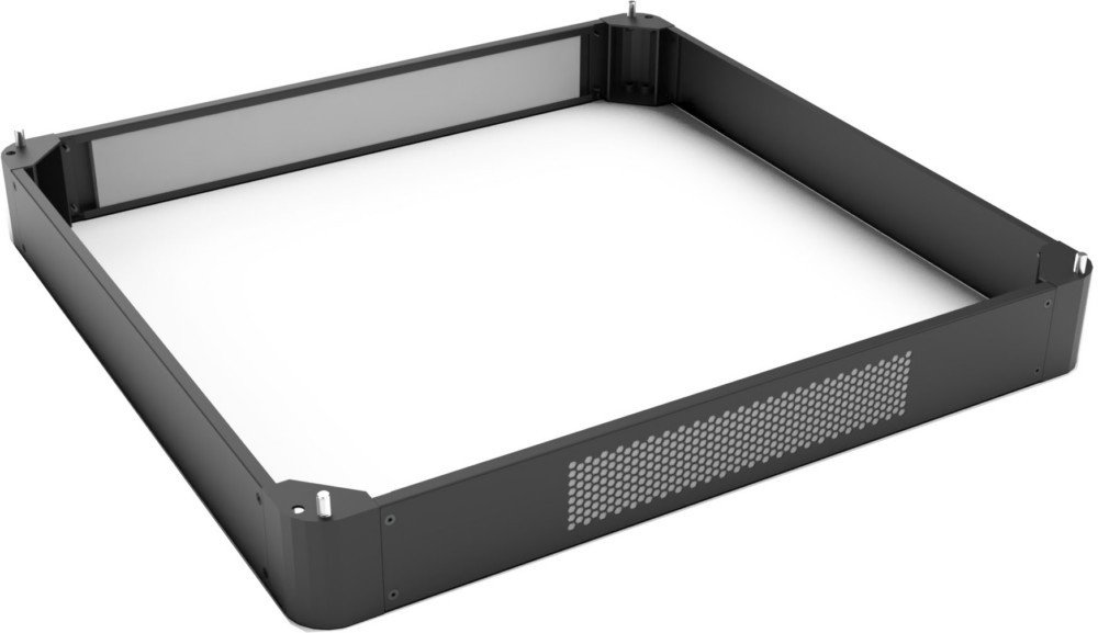 Bild von Enoc Sockelpaket belüftet 800x1000 SOP 810 X1-DE-S, Serverschrank Zubehör, Schwarz