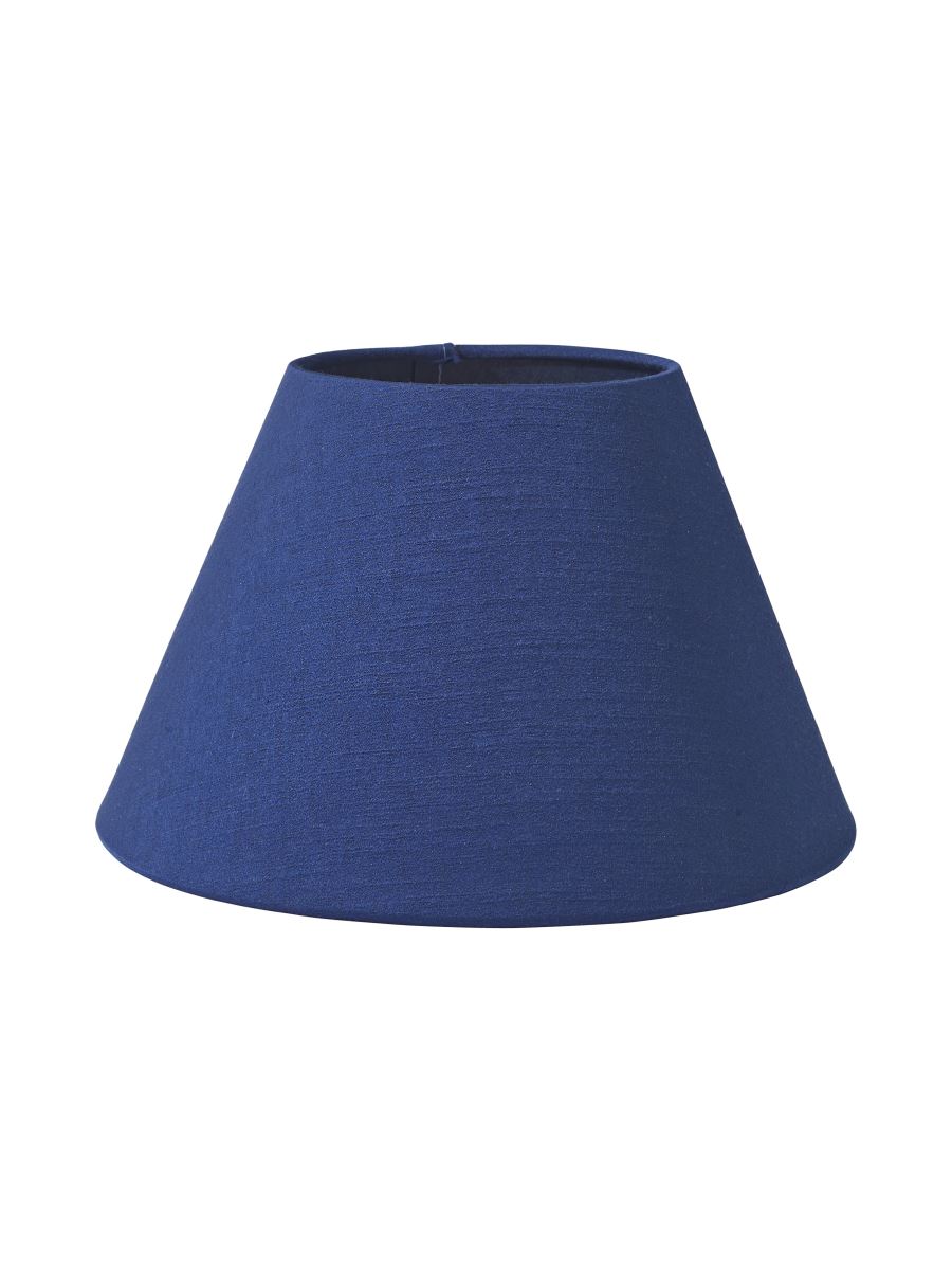 Bild von PR Home Empire Carnaby Lampenschirm blau rund mit Federhalterung 25x25x14cm