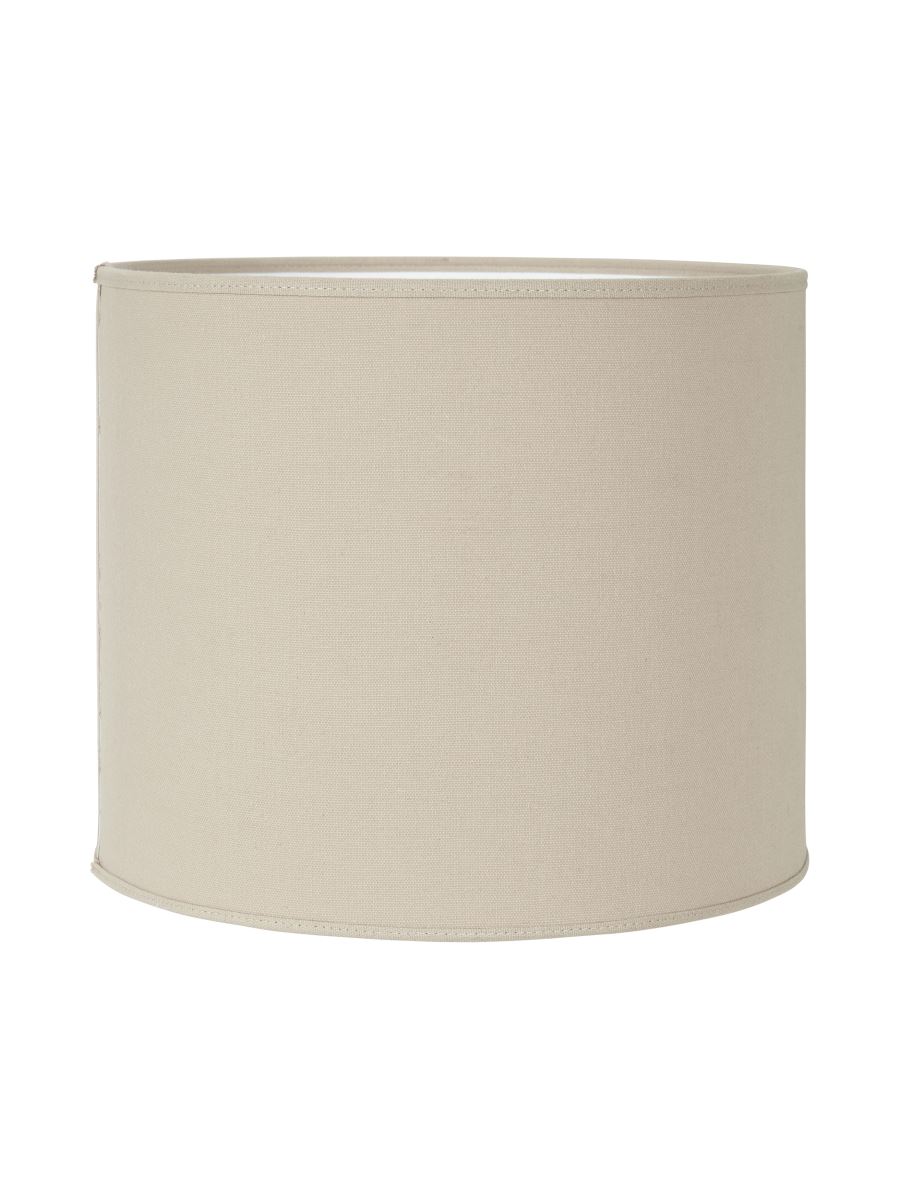 Bild von PR Home Sara Lampenschirm beige rund mit E27 Haltering unten 25x25x18cm