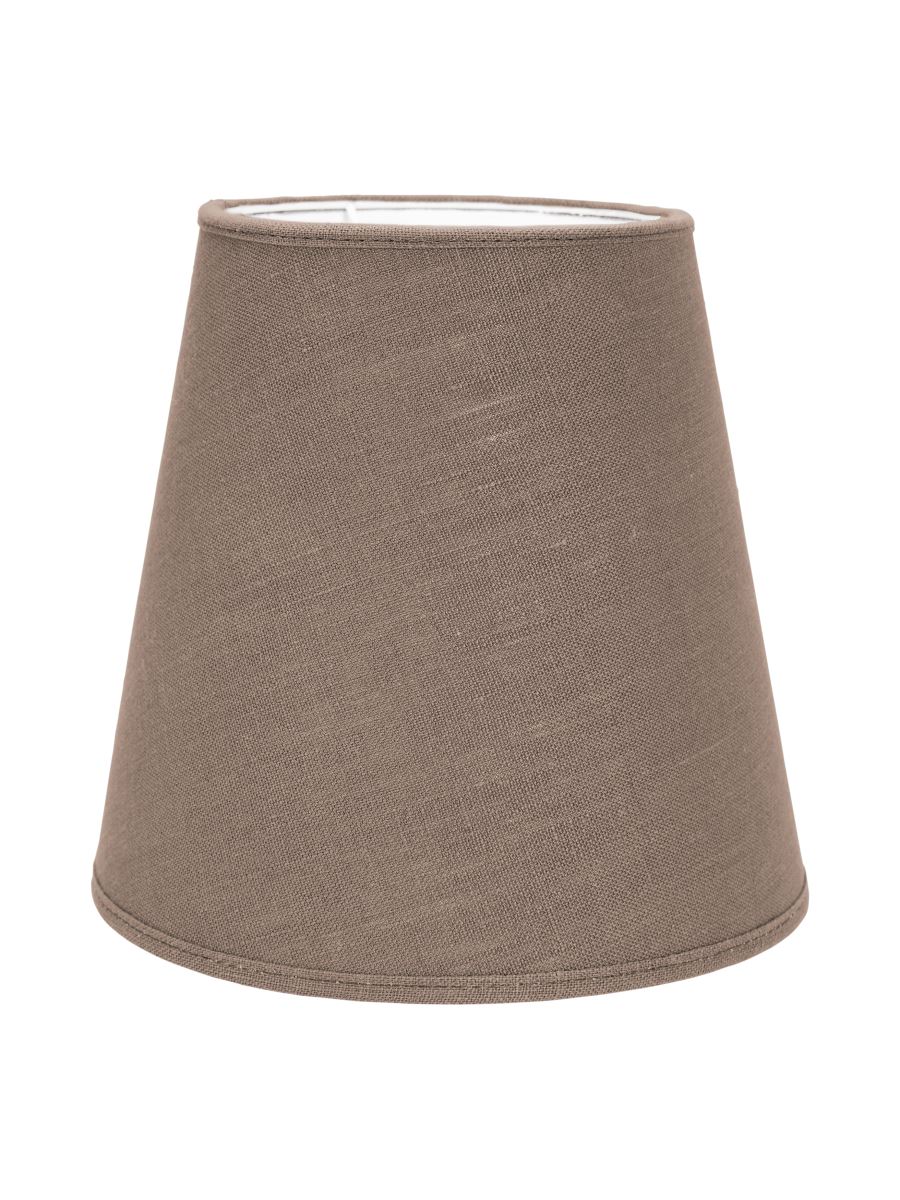 Bild von PR Home Cia Lampenschirm braun rund mit E27 Haltering oben 20x20x19cm