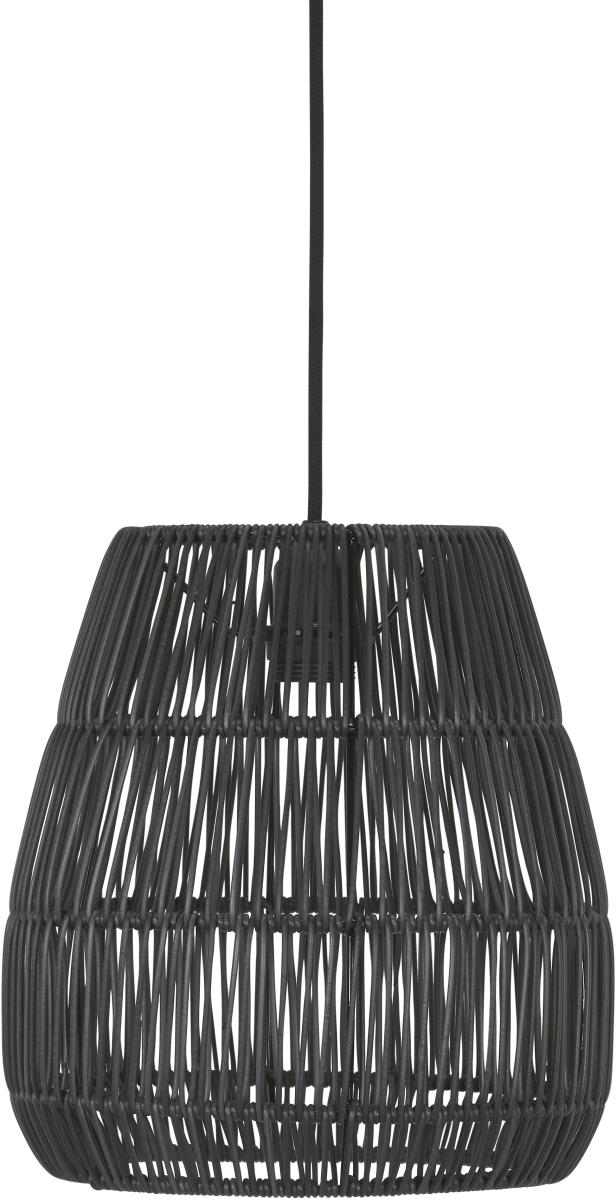 Bild von PR Home Saigon Hängelampe Rattan schwarz 28x120cm E27
