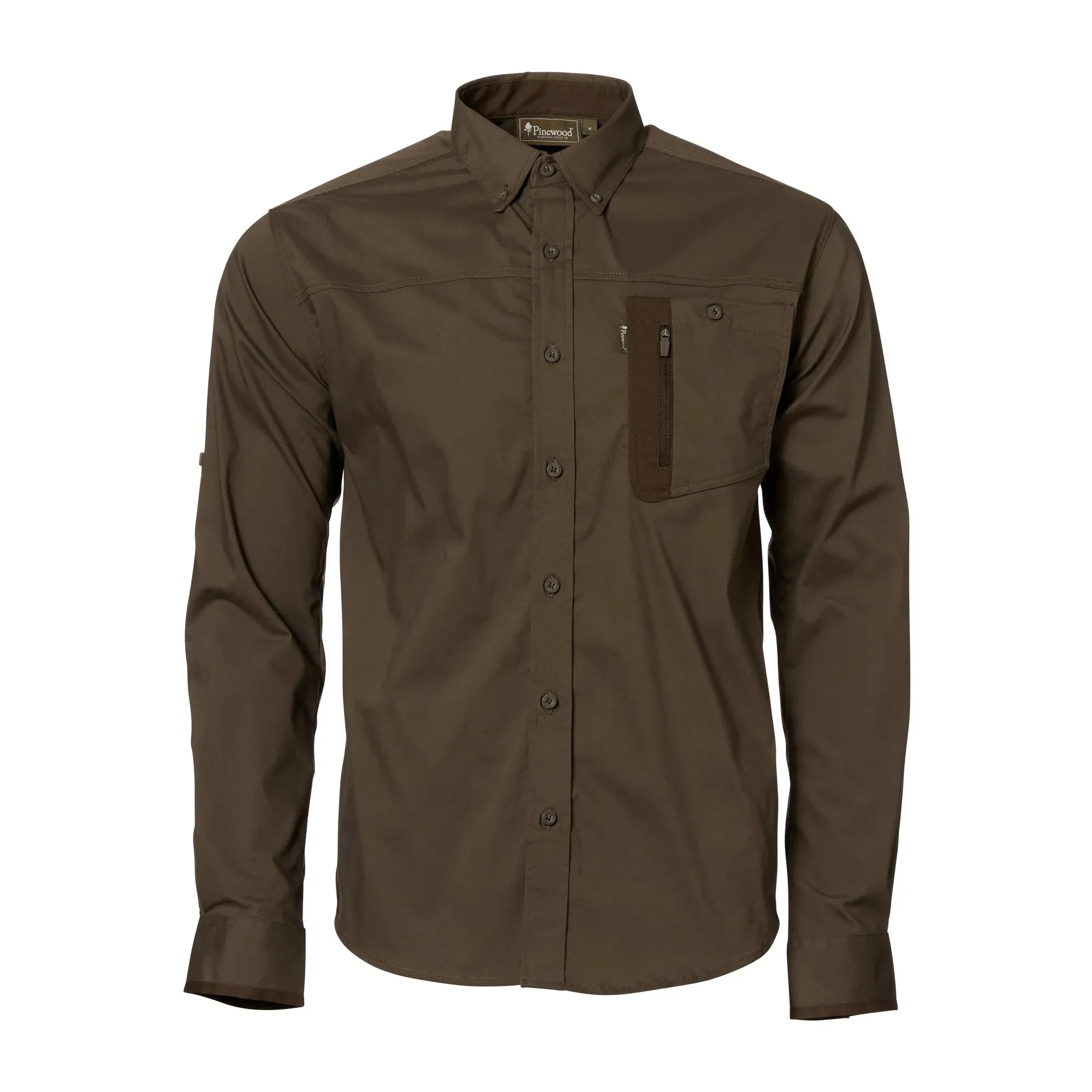 Bild von Pinewood Longsleeve Tiveden TC InsectStop dark olive suede brown