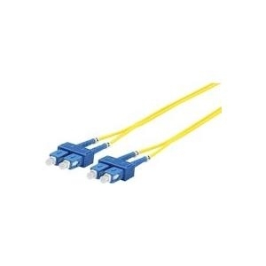 Bild von MicroConnect - Netzwerkkabel - SC/PC Einzelmodus (M) zu SC/PC Einzelmodus (M) - 5 m - Glasfaser - 9/125 Mikrometer - OS1 - Gelb