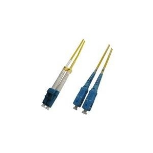 Bild von MicroConnect - Netzwerkkabel - LC/UPC Einzelmodus (M) zu SC/UPC Einzelmodus (M) - 10 m - Glasfaser - 9/125 Mikrometer - OS1 - Gelb