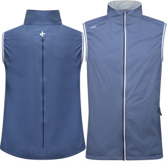 Bild von Cross M Wind Vest Herren Windbreaker 1/4 Zip blau