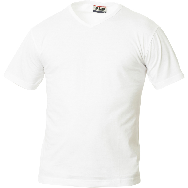 Bild von CLIQUE Fashion V-Neck T-Shirt 00 - weiß XXL