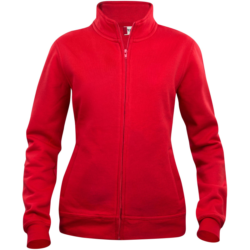 Bild von CLIQUE Basic Sweatjacke Damen 35 - rot XL