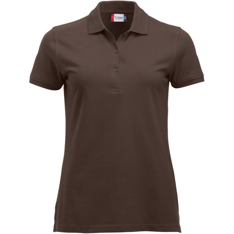 Bild von CLIQUE Classic Marion Poloshirt Damen 825 - dunkles mocca S