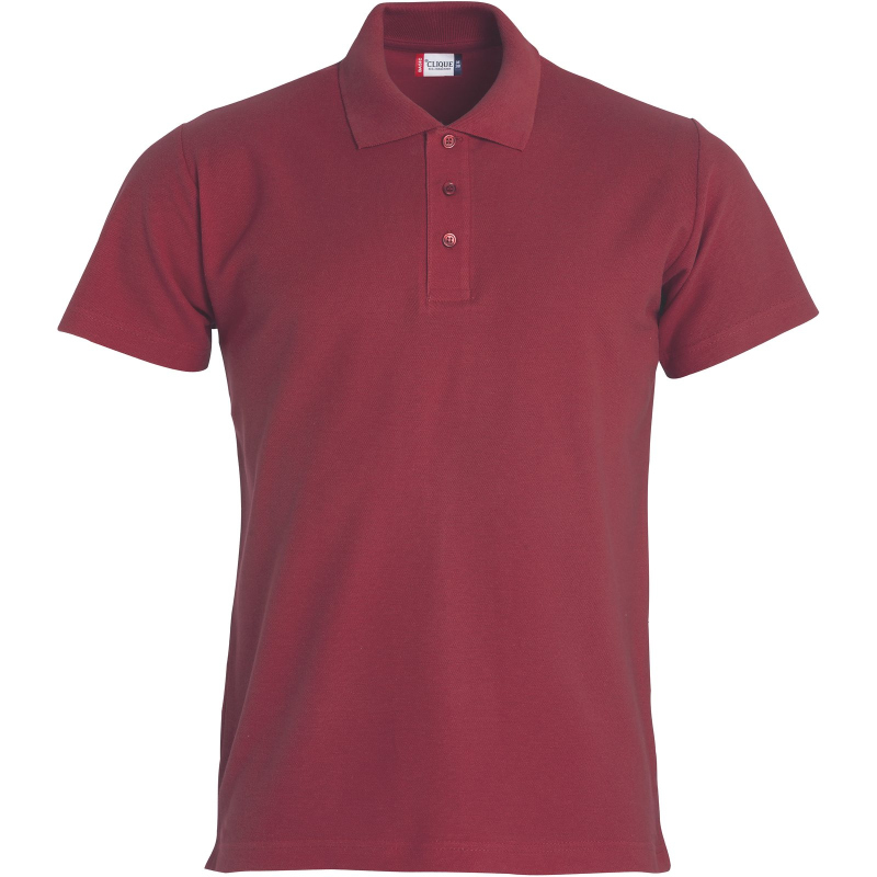 Bild von CLIQUE Basic Poloshirt Herren 38 - bordeaux L